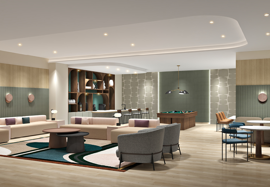 Somi apartments resident lounge